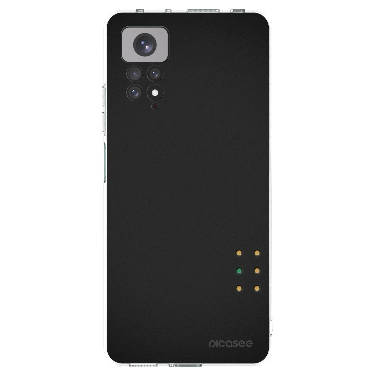 Picasee Xiaomi Redmi Note 11S 4G Hülle - Transparentes Silikon - Pulse