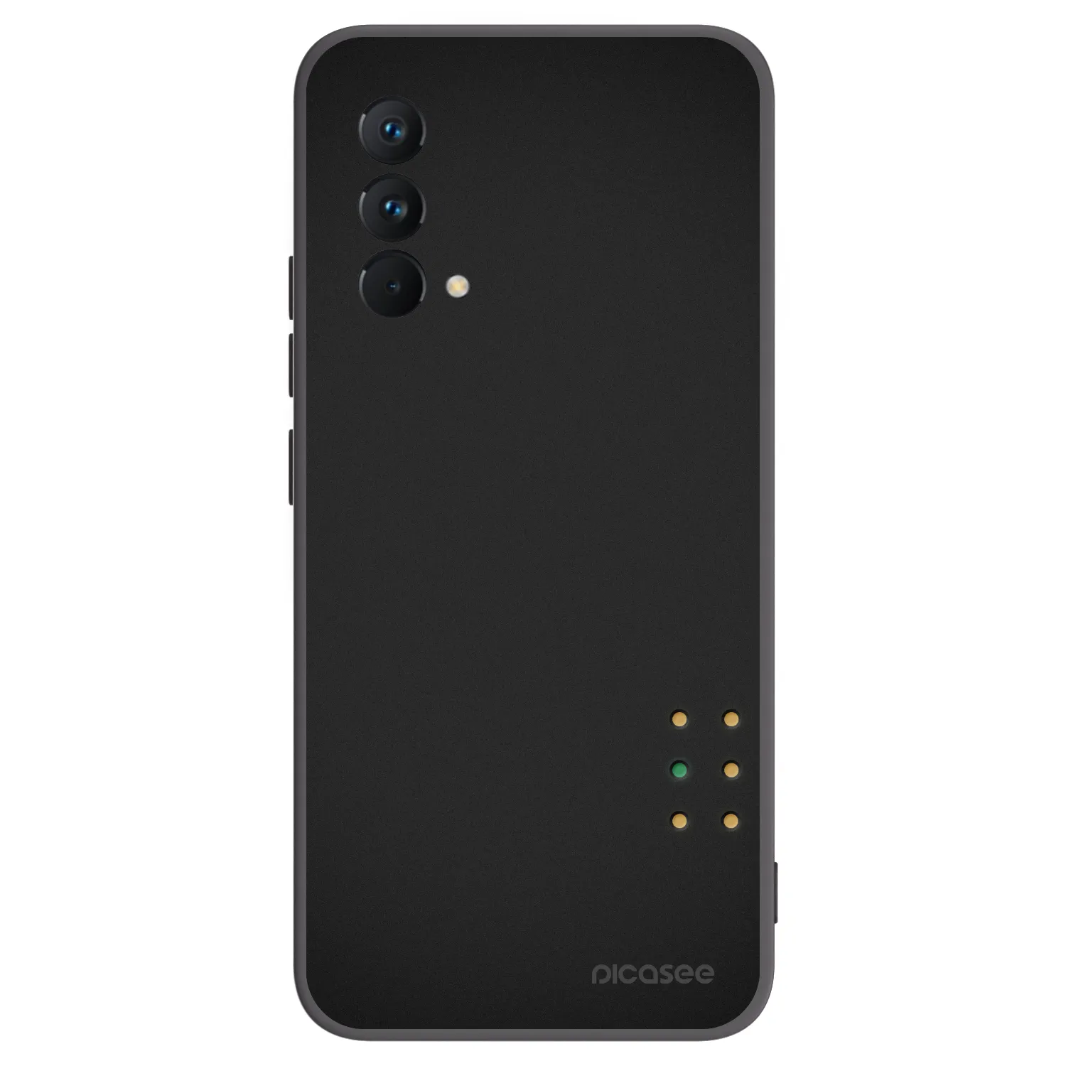 Picasee Realme GT Master Edition 5G Hülle - Schwarzes Silikon - Pulse