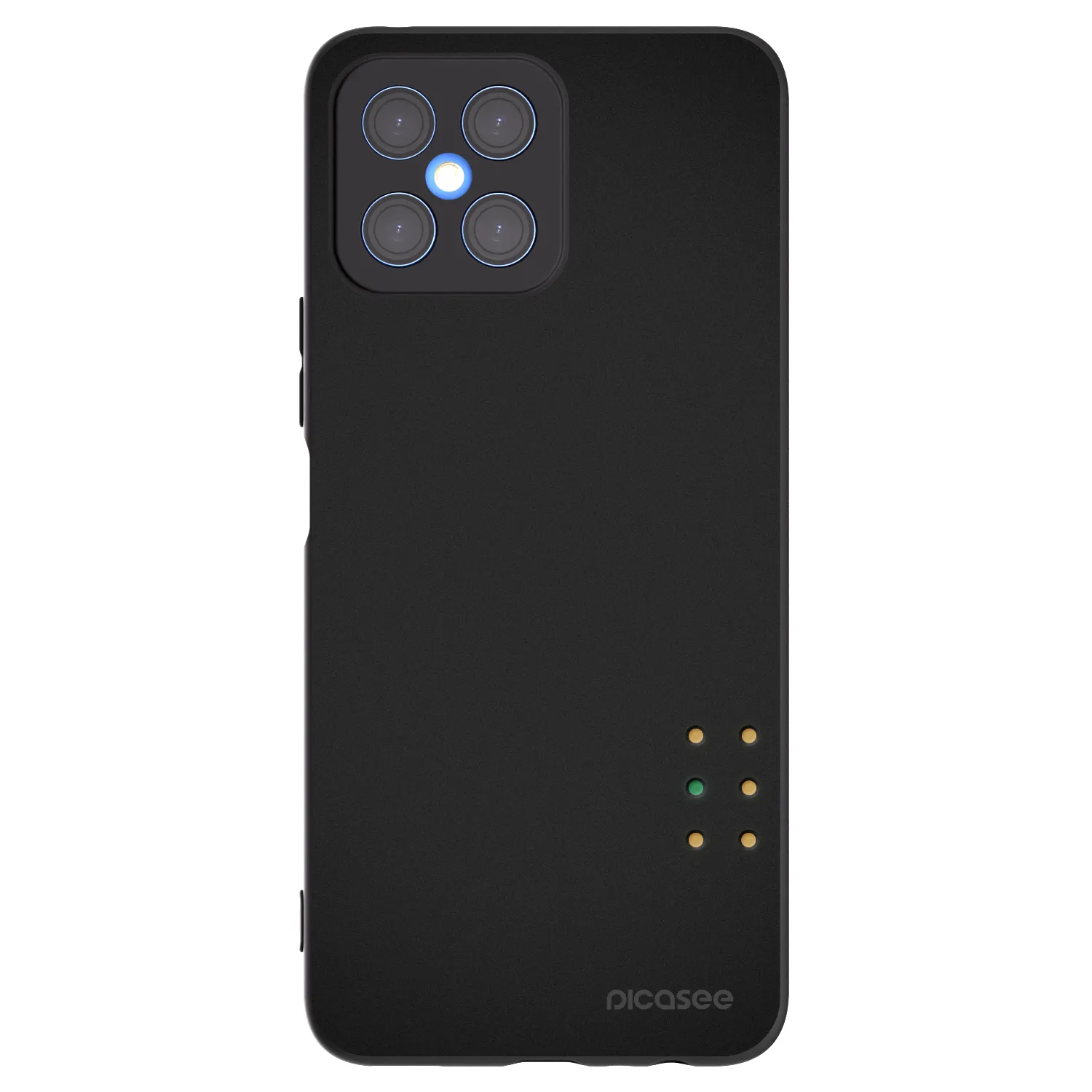 Picasee Honor X8 4G Hülle - Schwarzes Silikon - Pulse