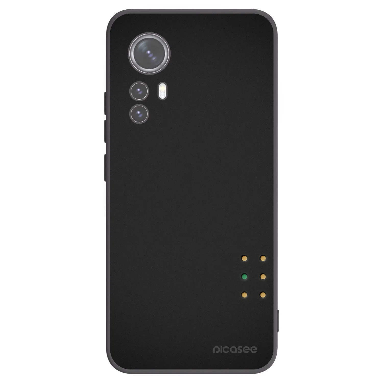 Picasee Xiaomi 12X Hülle - Schwarzes Silikon - Pulse