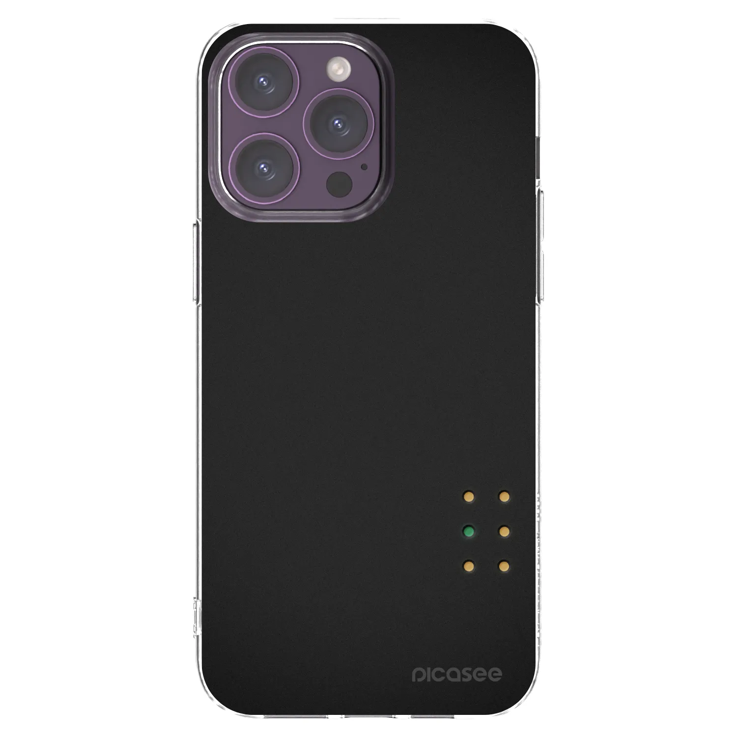 Picasee Apple iPhone 14 Pro Max Hülle - Transparentes Silikon - Pulse