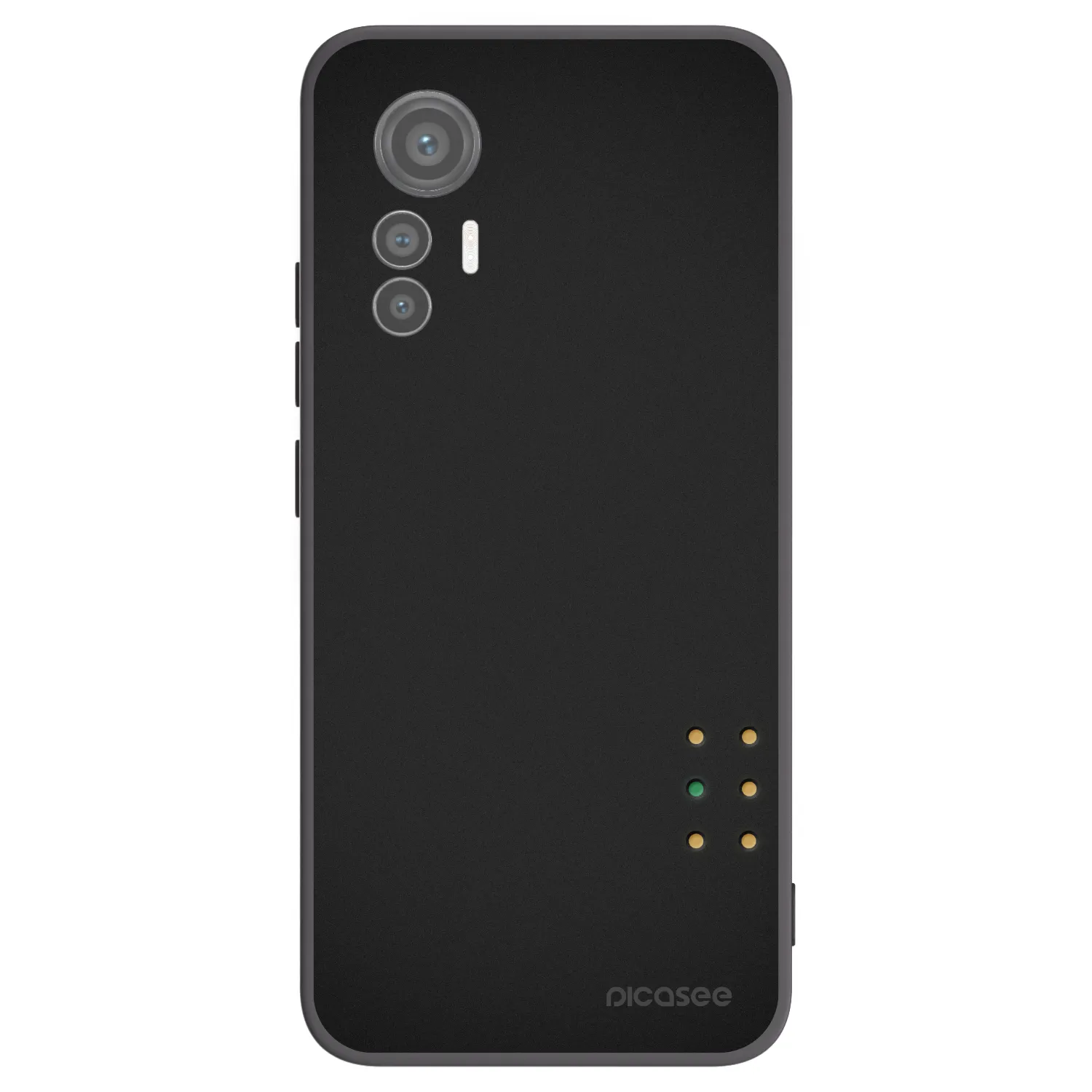 Picasee Xiaomi 12 Lite Hülle - Schwarzes Silikon - Pulse