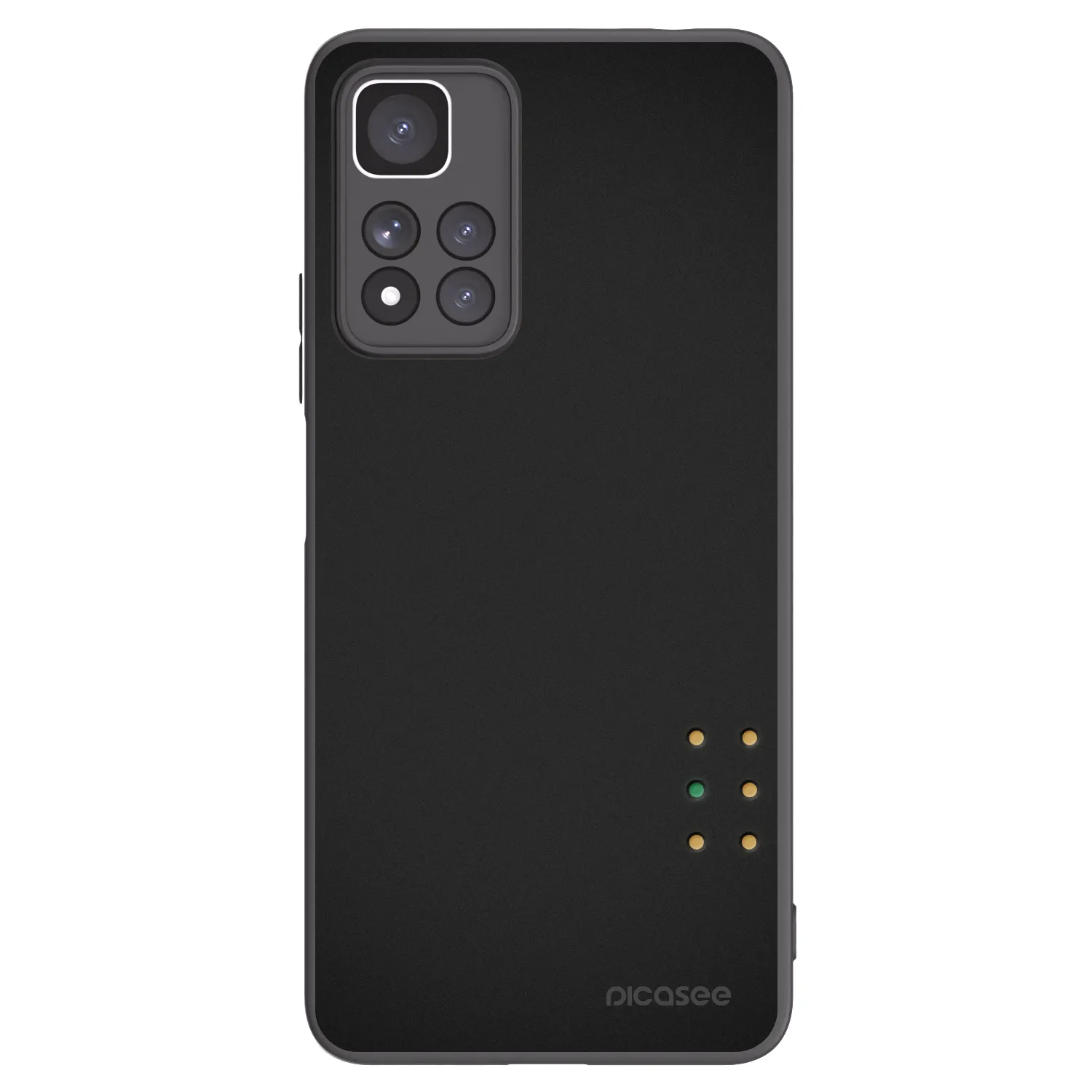 Picasee Xiaomi Redmi Note 11 Pro+ 5G Hülle - Schwarzes Silikon - Pulse