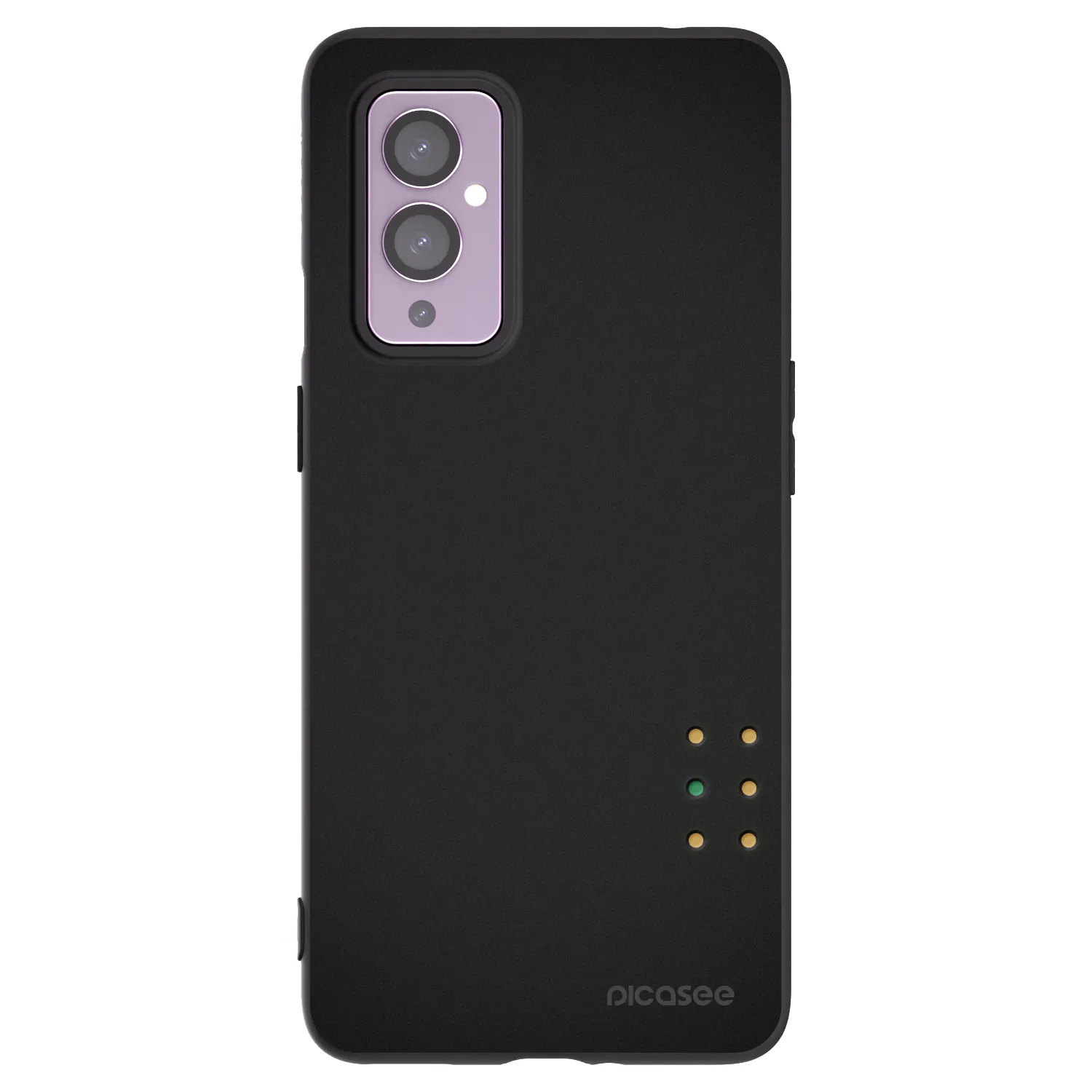 Picasee OnePlus 9 Hülle - Schwarzes Silikon - Pulse