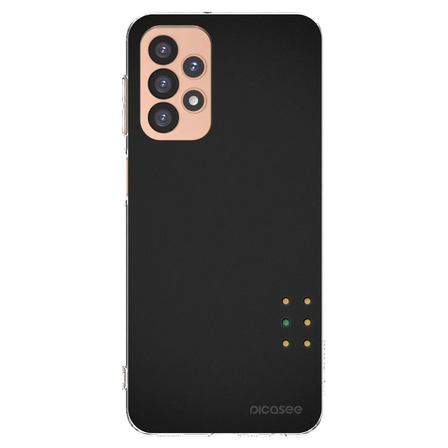 Picasee Samsung Galaxy A23 A236B 5G Hülle - Transparentes Silikon - Pulse
