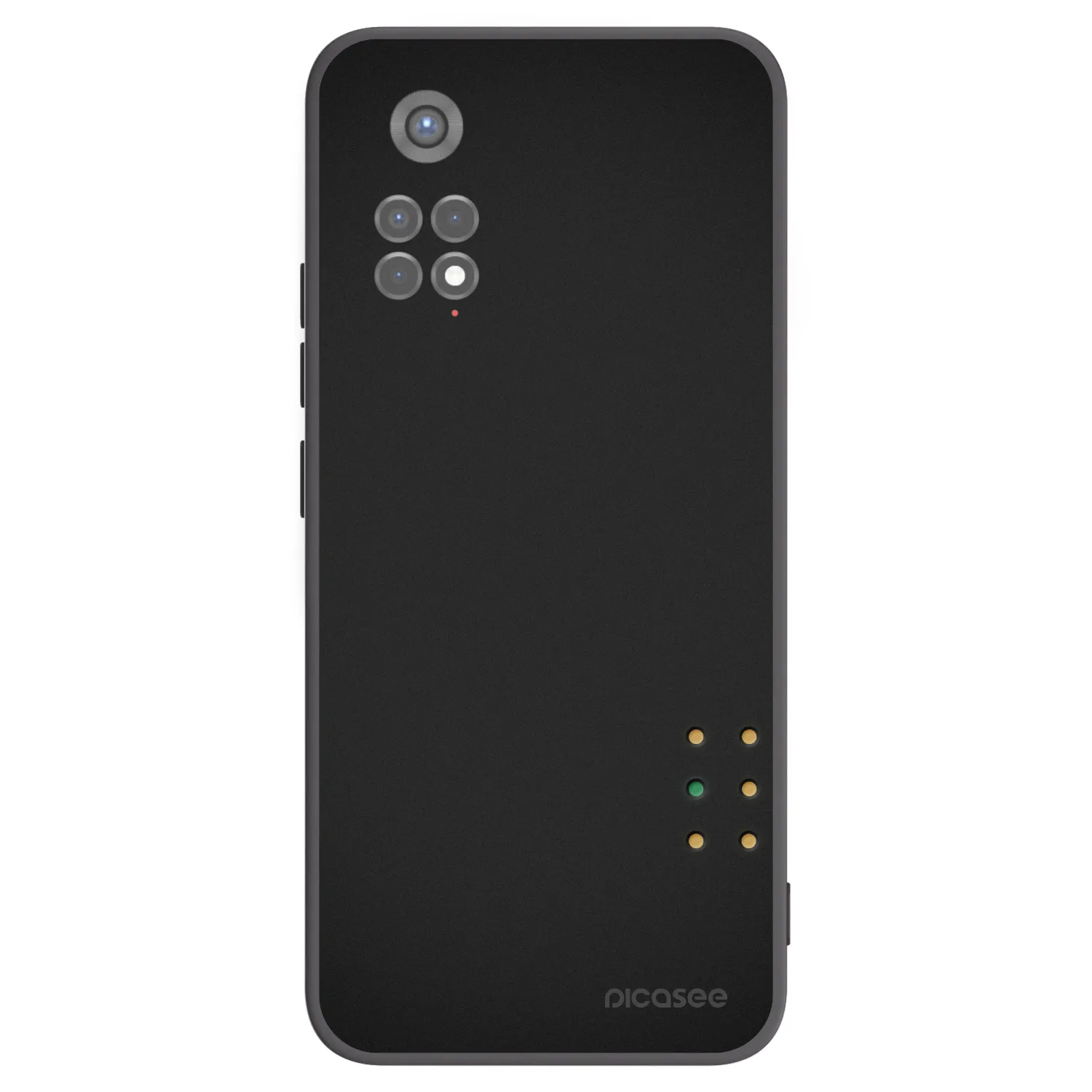 Picasee Xiaomi Redmi Note 11S 5G Hülle - Schwarzes Silikon - Pulse