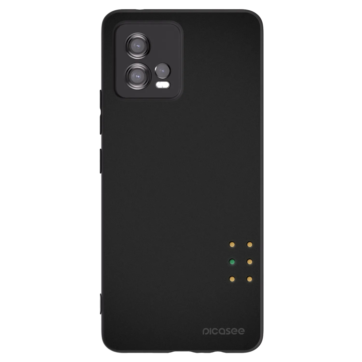 Picasee Motorola Moto G72 Hülle - Schwarzes Silikon - Pulse