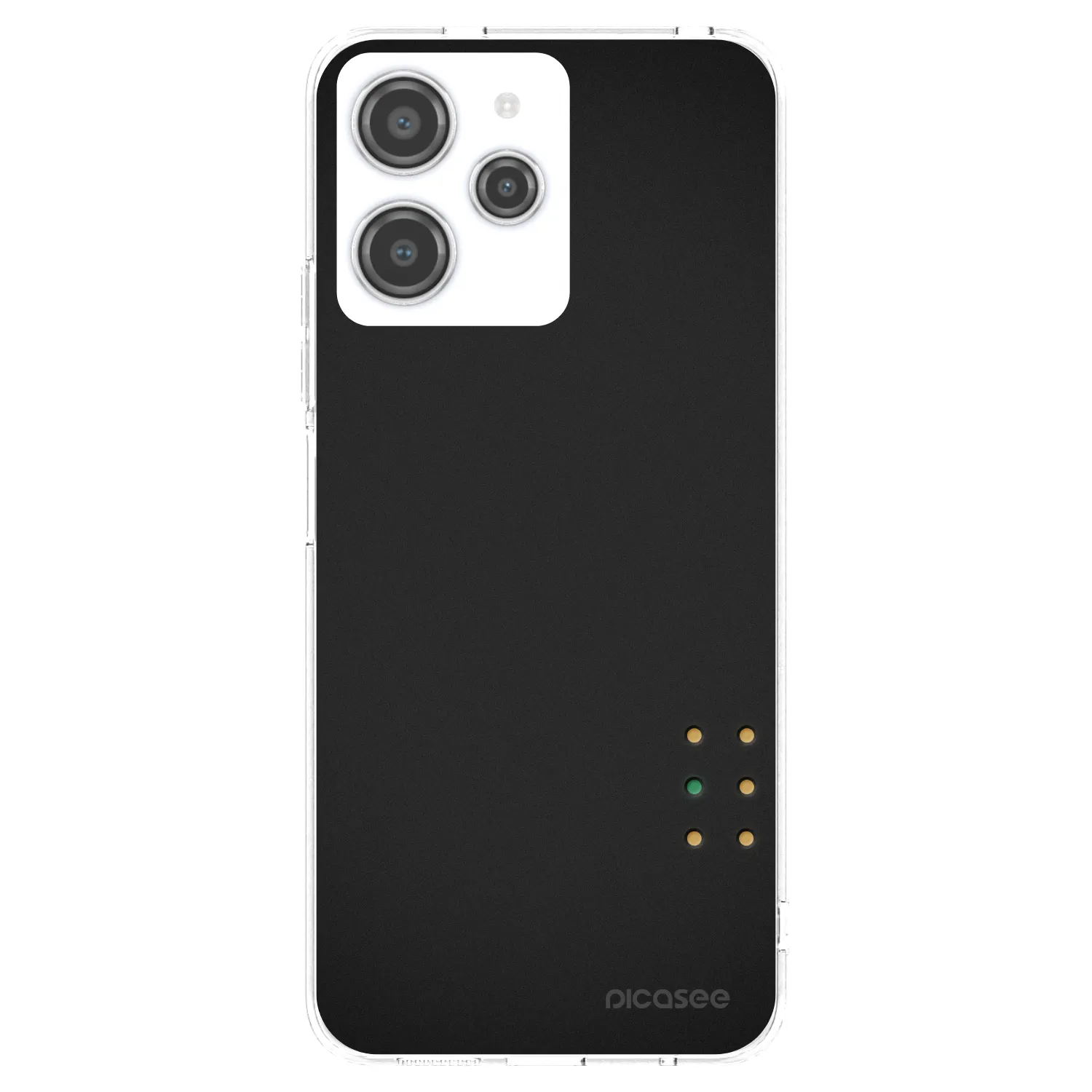 Picasee Xiaomi Redmi 12 4G Hülle - Transparentes Silikon - Pulse