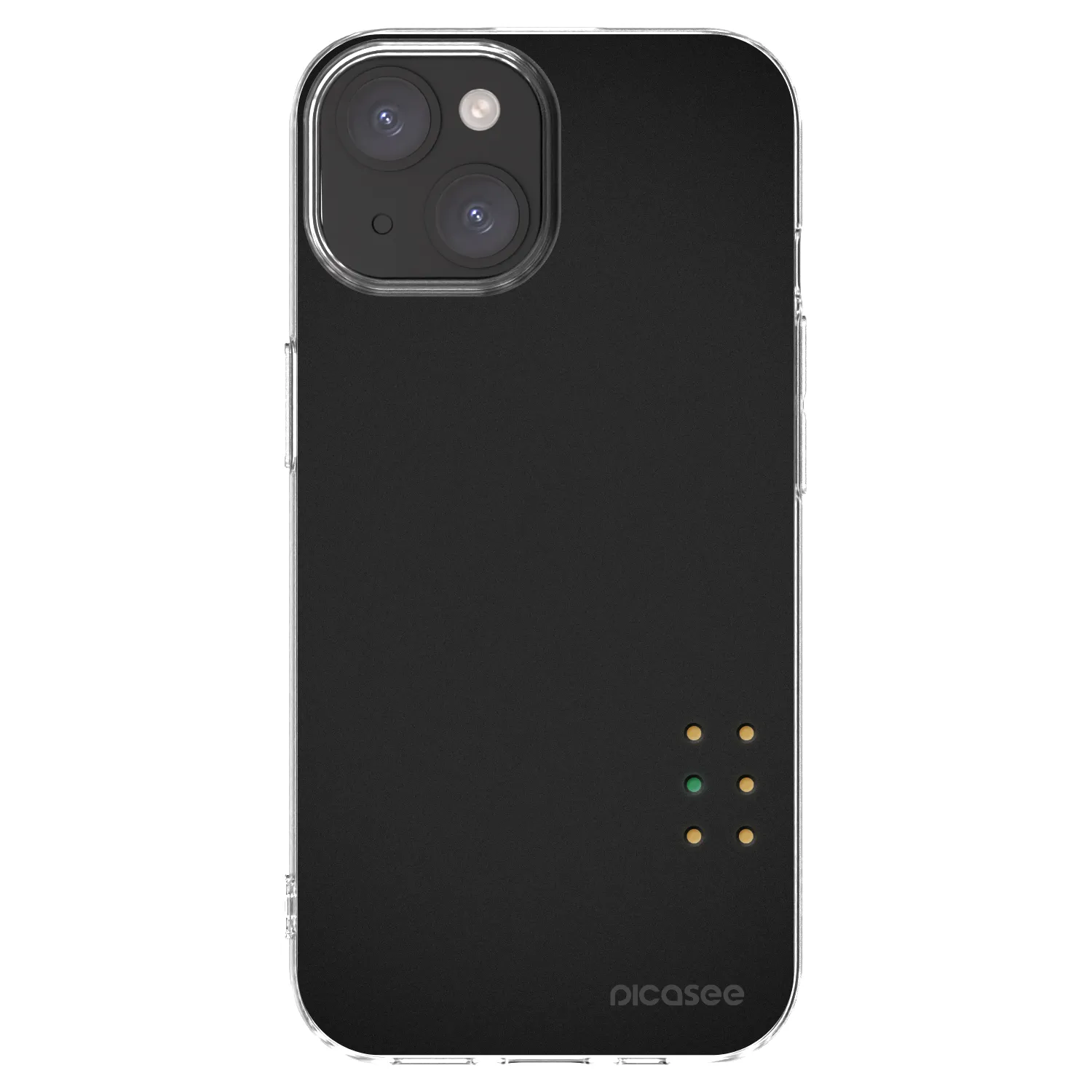 Picasee Apple iPhone 15 Hülle - Transparentes Silikon - Pulse