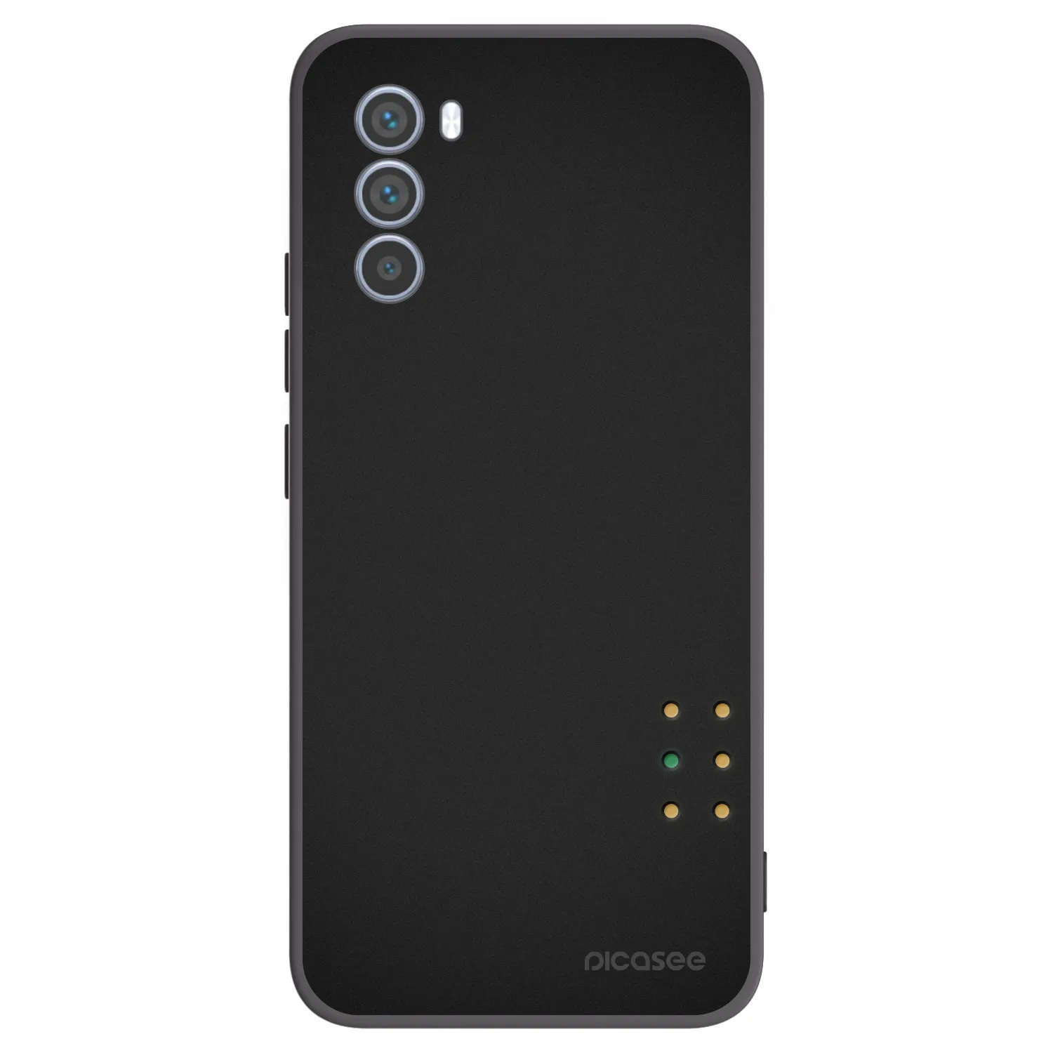 Picasee Motorola Moto G62 Hülle - Schwarzes Silikon - Pulse