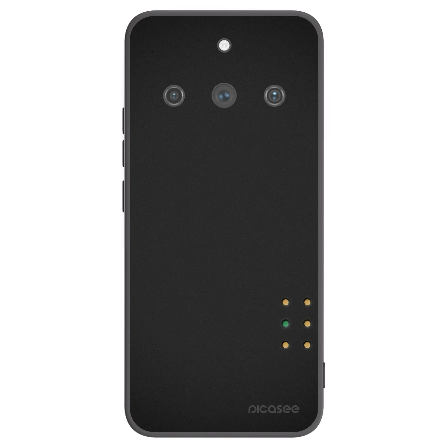 Picasee Realme 11 Pro+ Hülle - Schwarzes Silikon - Pulse