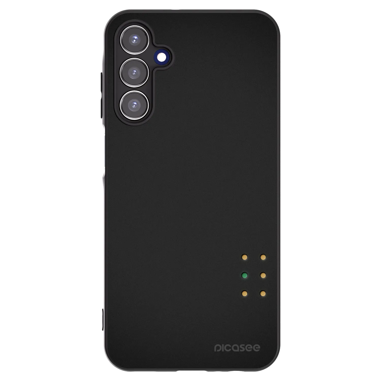 Picasee Samsung Galaxy A15 A155F 4G Hülle - Schwarzes Silikon - Pulse