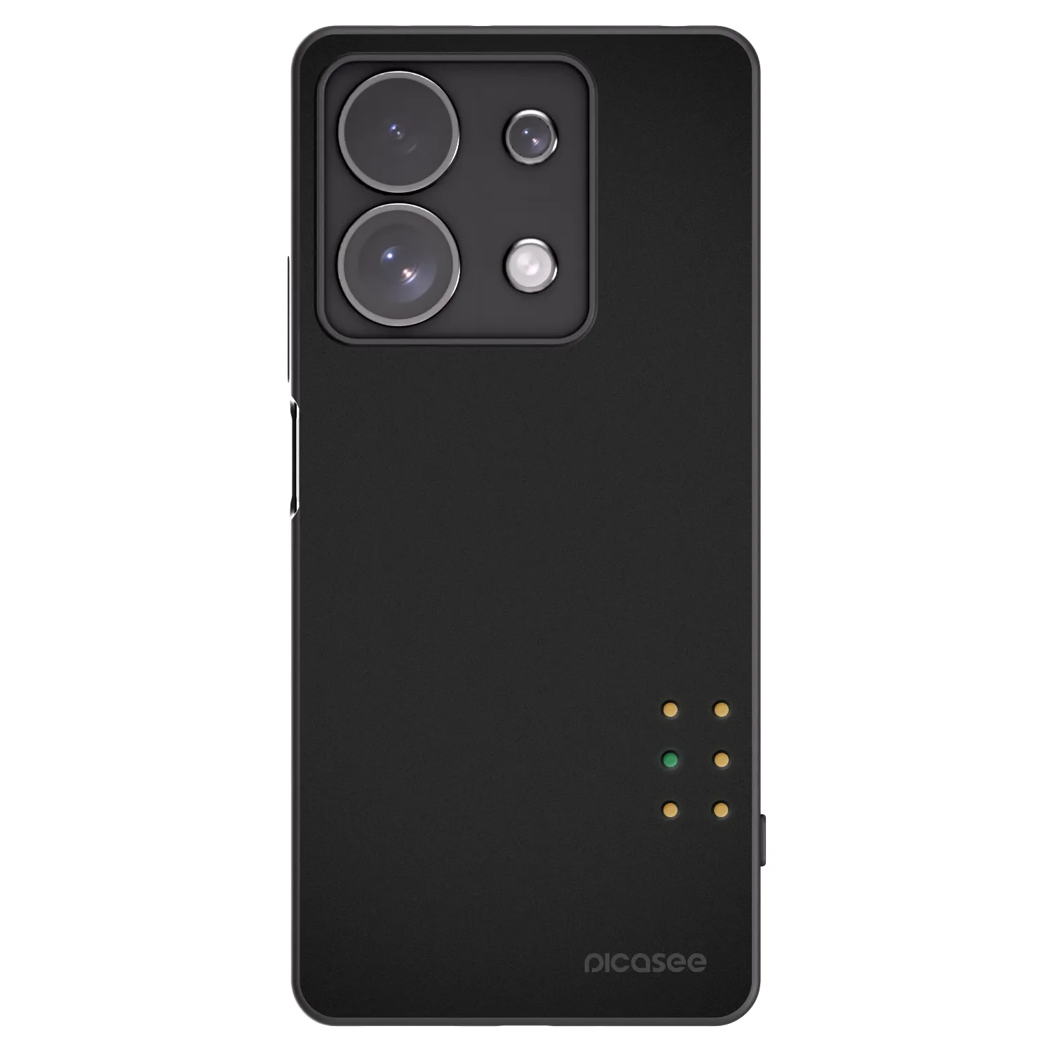 Picasee Xiaomi Redmi Note 13 Pro 4G Hülle - Schwarzes Silikon - Pulse