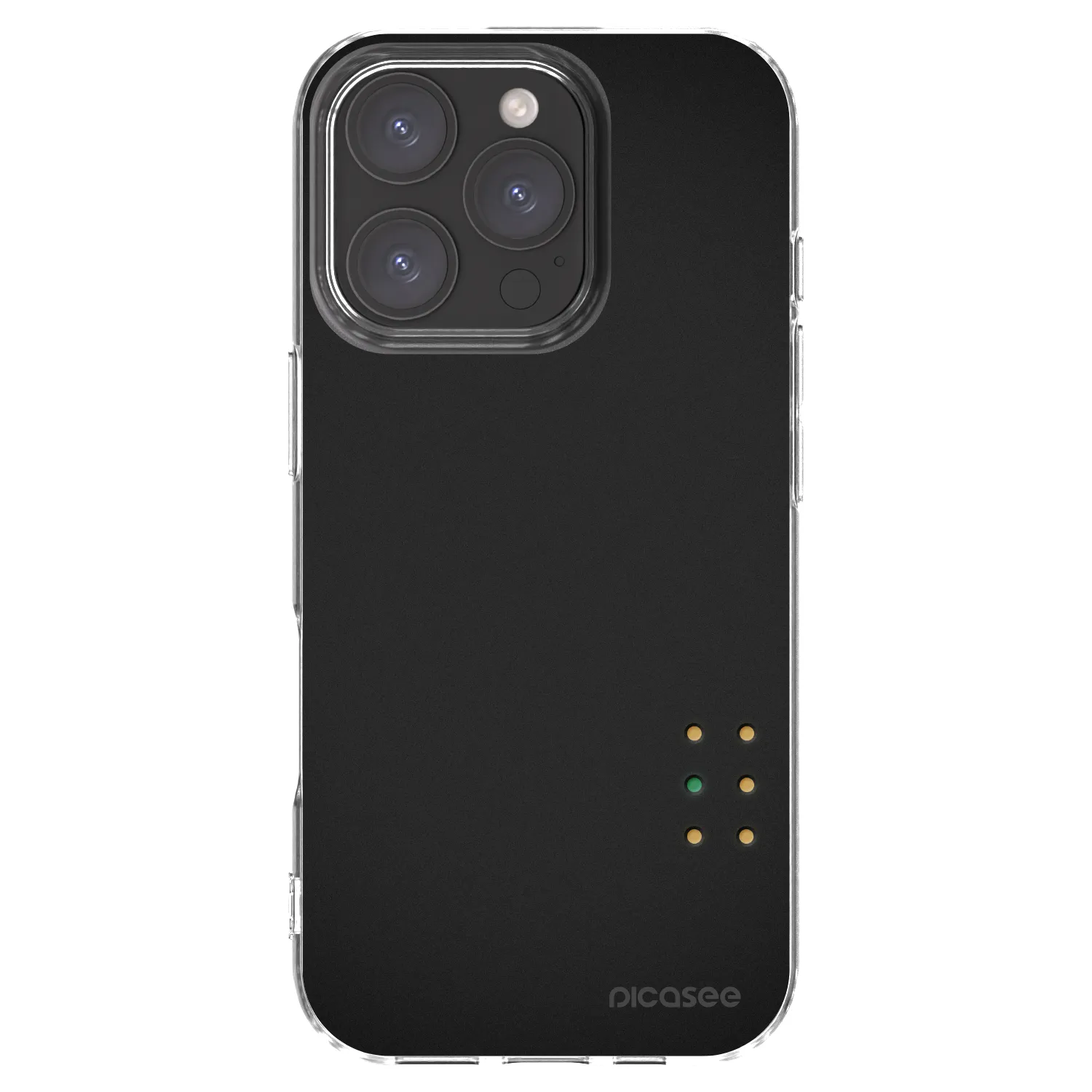 Picasee Apple iPhone 16 Pro Hülle - Transparentes Silikon - Pulse
