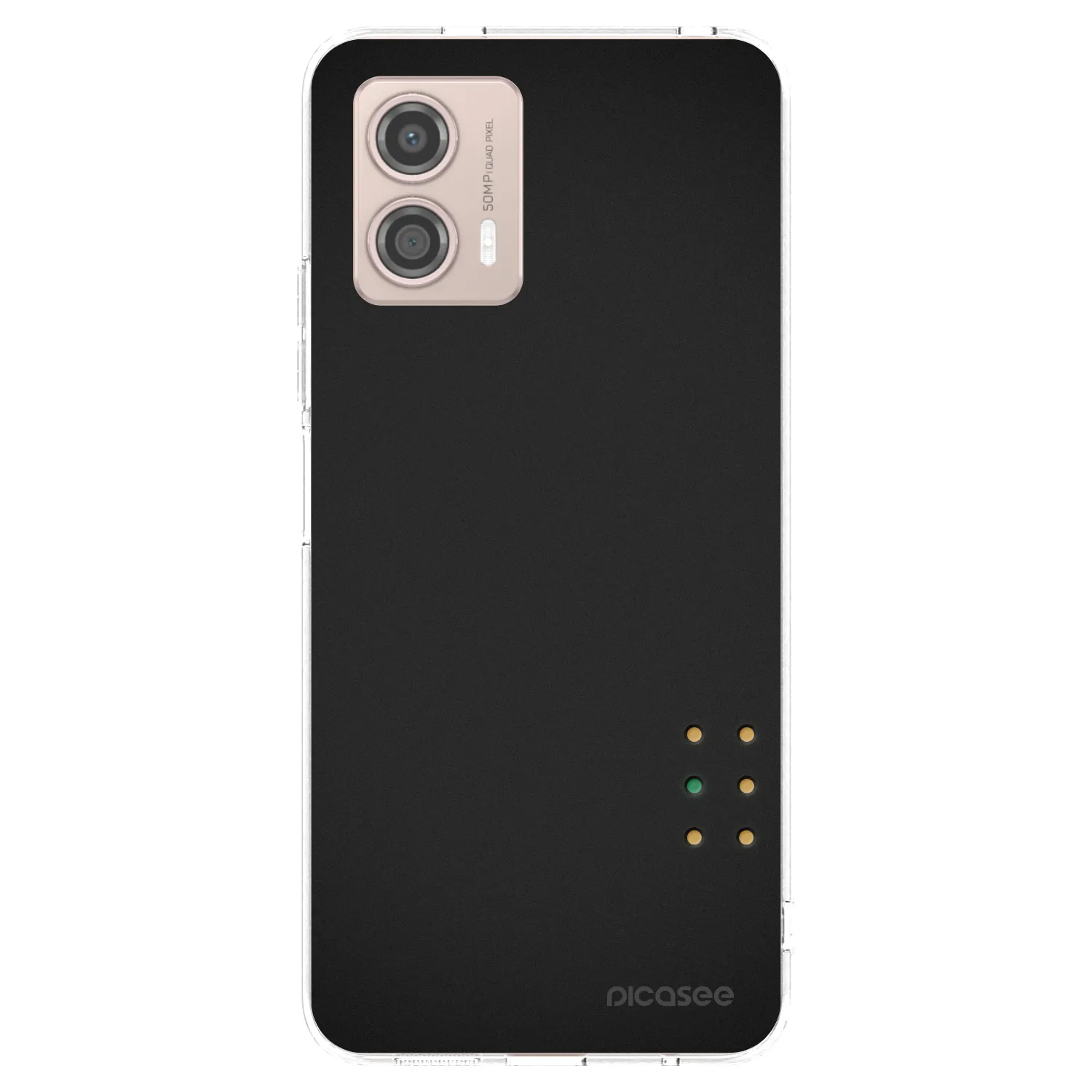 Picasee Motorola Moto G53 5G Hülle - Transparentes Silikon - Pulse
