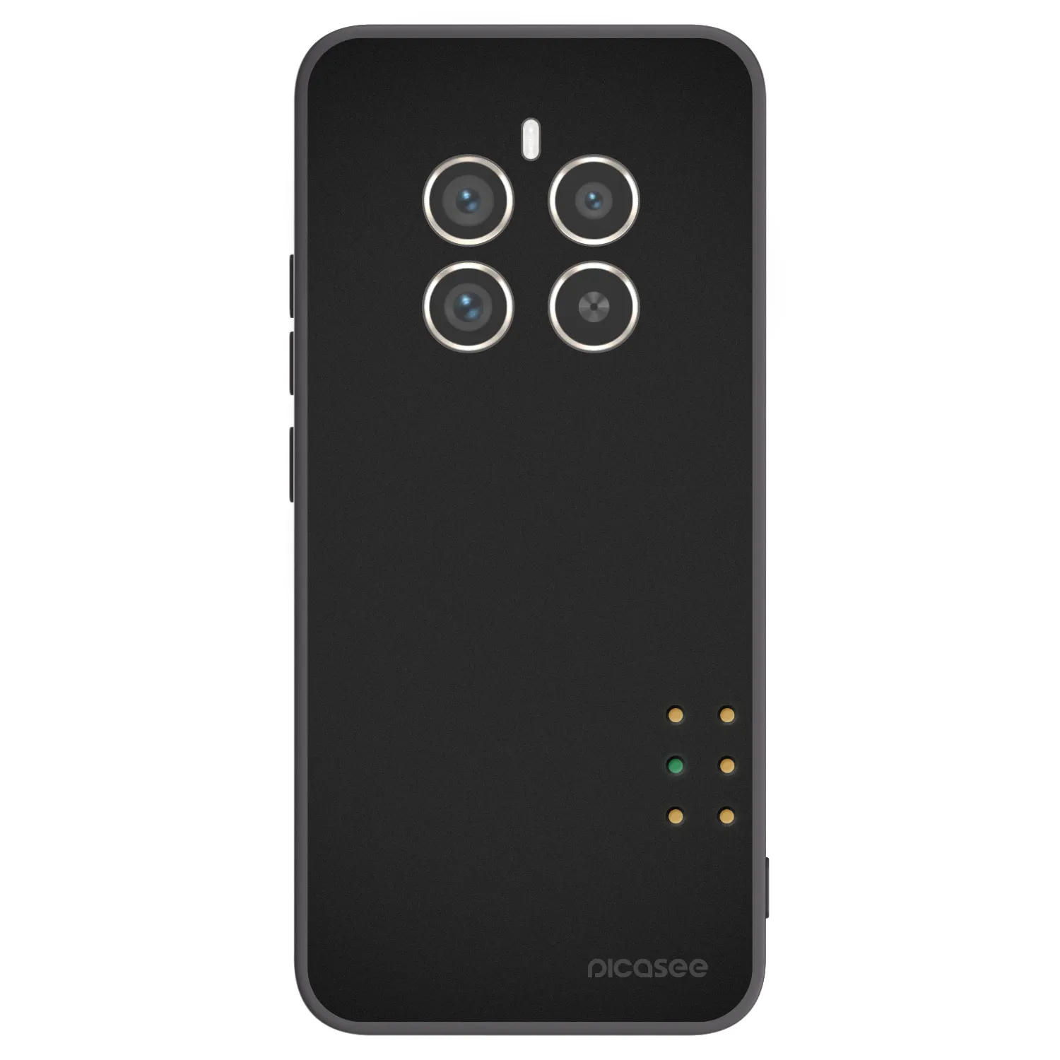 Picasee Realme 12 Pro 5G Hülle - Schwarzes Silikon - Pulse