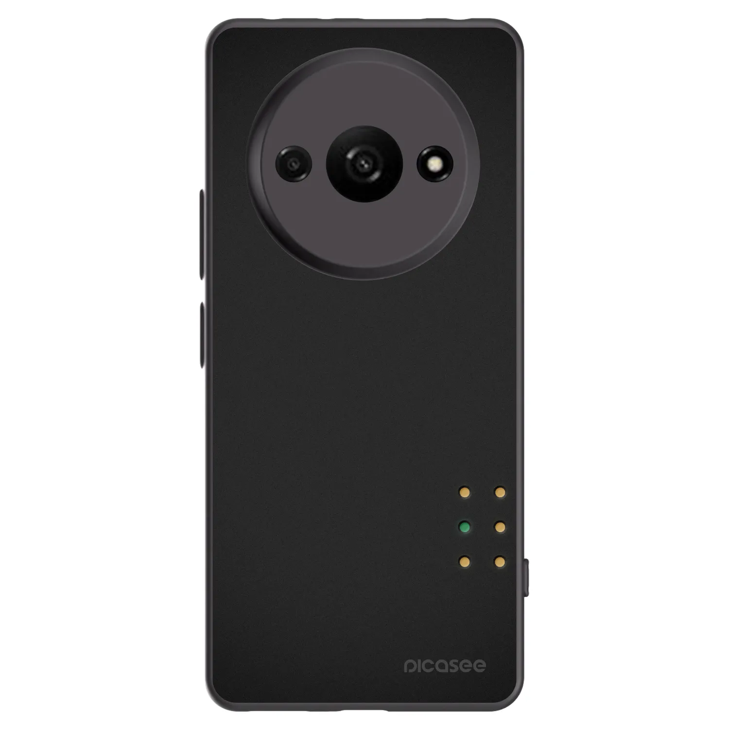 Picasee Xiaomi Redmi A3 Hülle - Schwarzes Silikon - Pulse