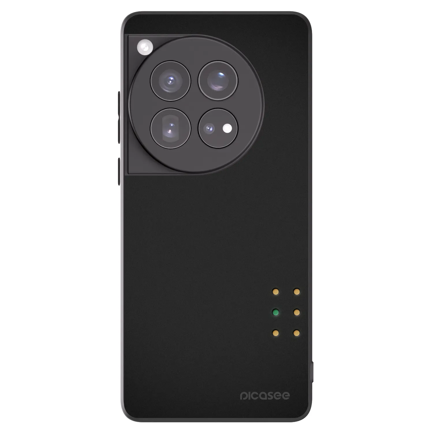Picasee OnePlus 12 5G Hülle - Schwarzes Silikon - Pulse