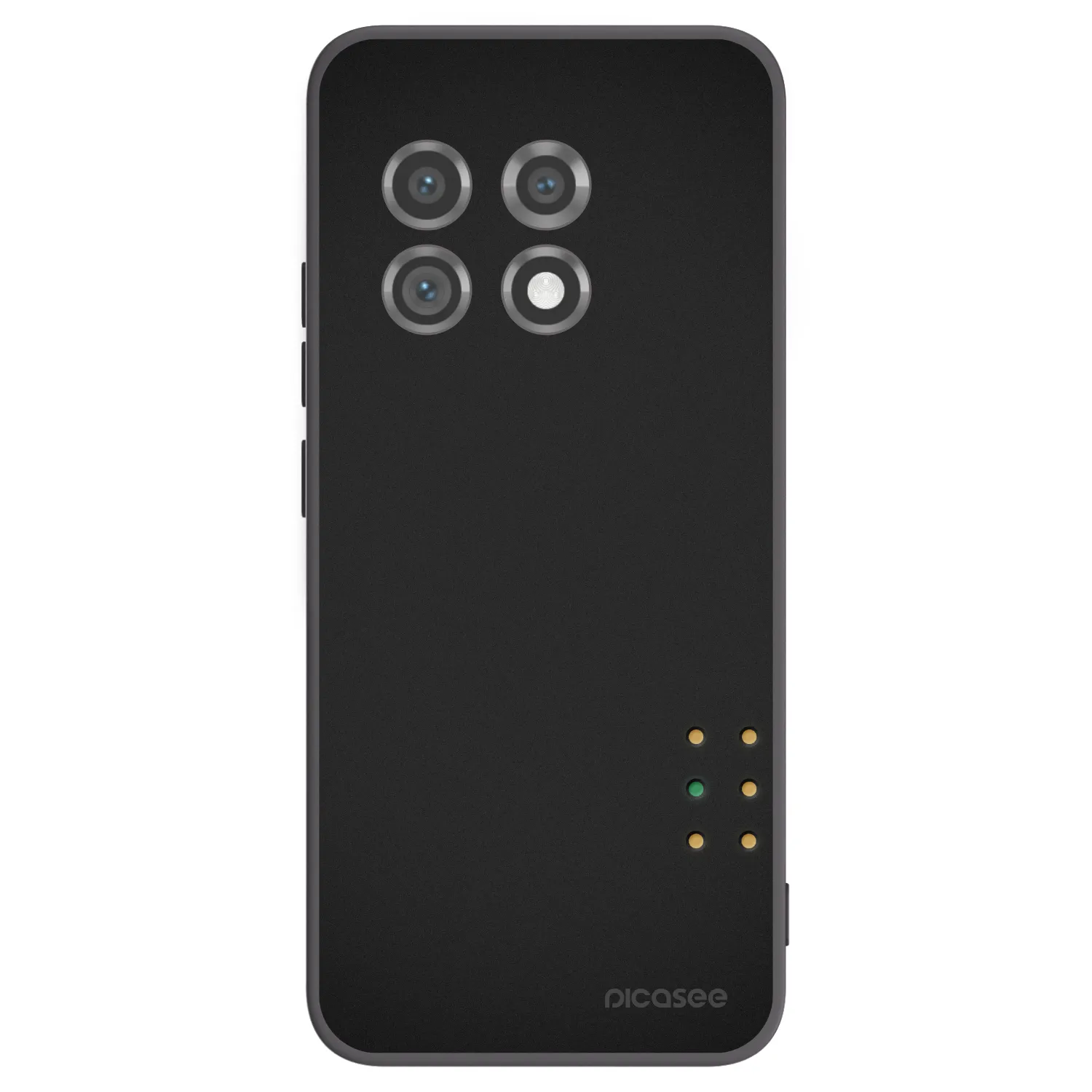 Picasee OnePlus 11 5G Hülle - Schwarzes Silikon - Pulse