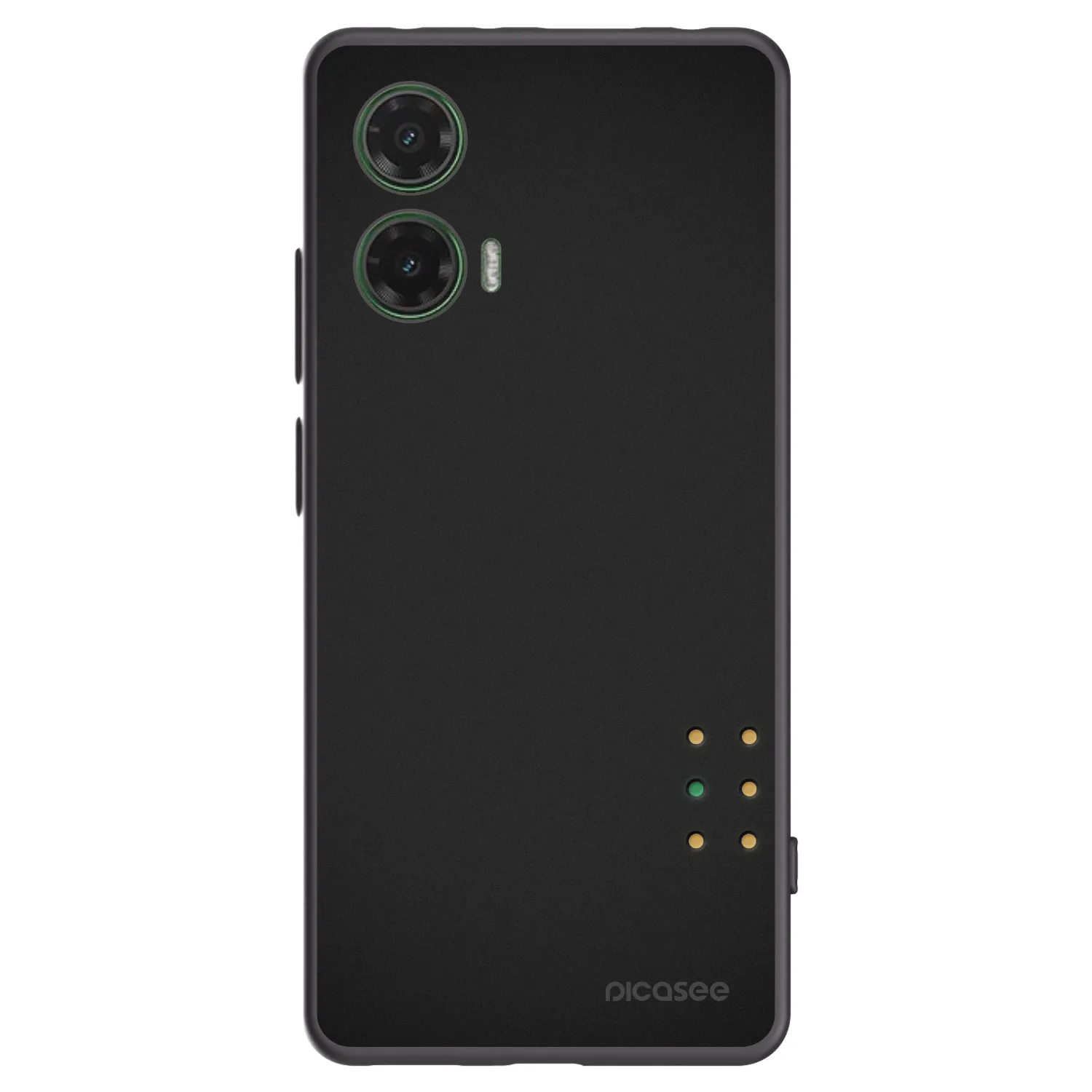 Picasee Motorola Moto G35 5G Hülle - Schwarzes Silikon - Pulse