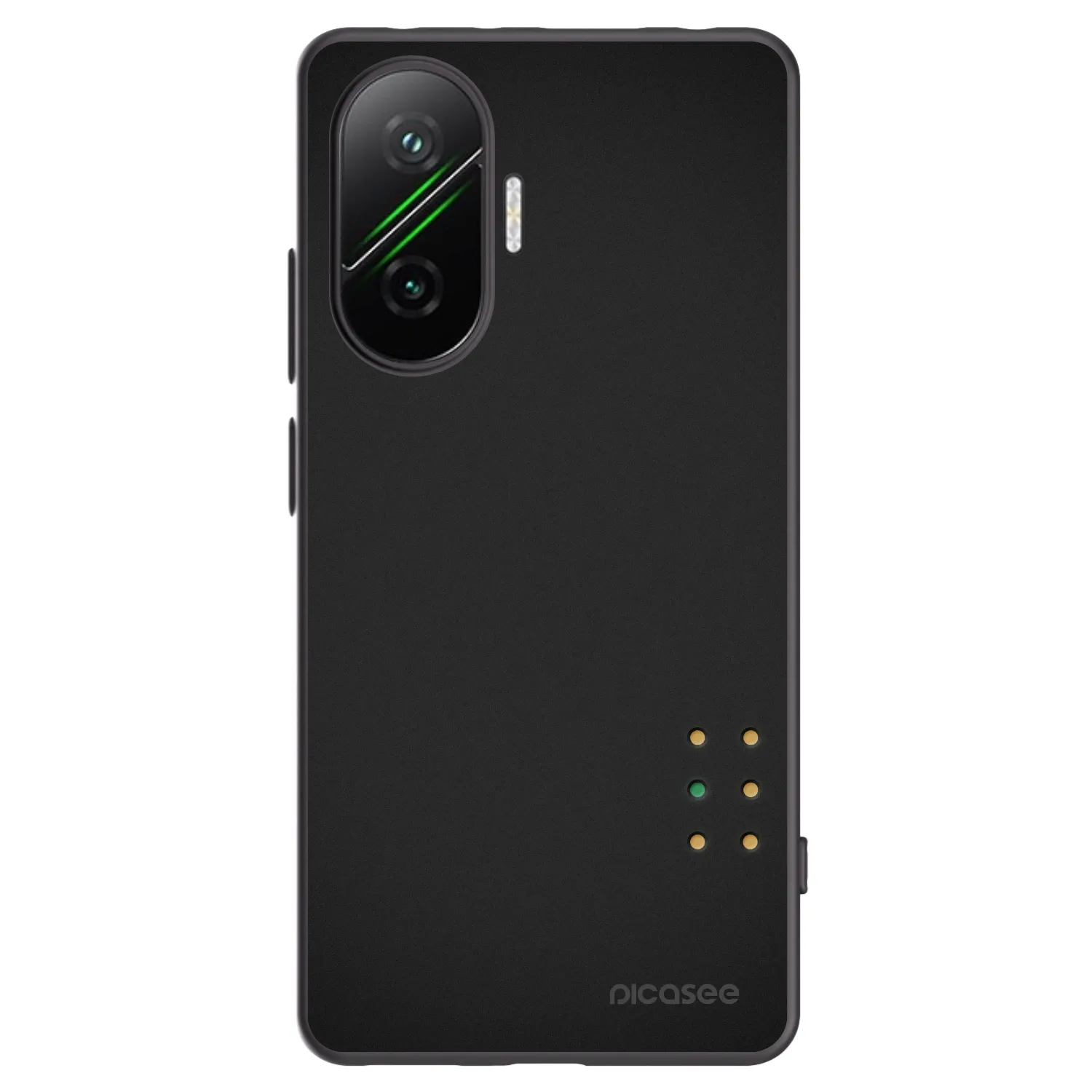 Picasee Xiaomi Poco F7 5G Hülle - Schwarzes Silikon - Pulse