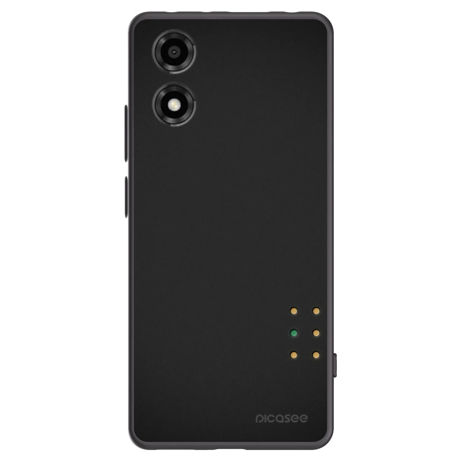 Picasee Motorola Moto E14 Hülle - Schwarzes Silikon - Pulse