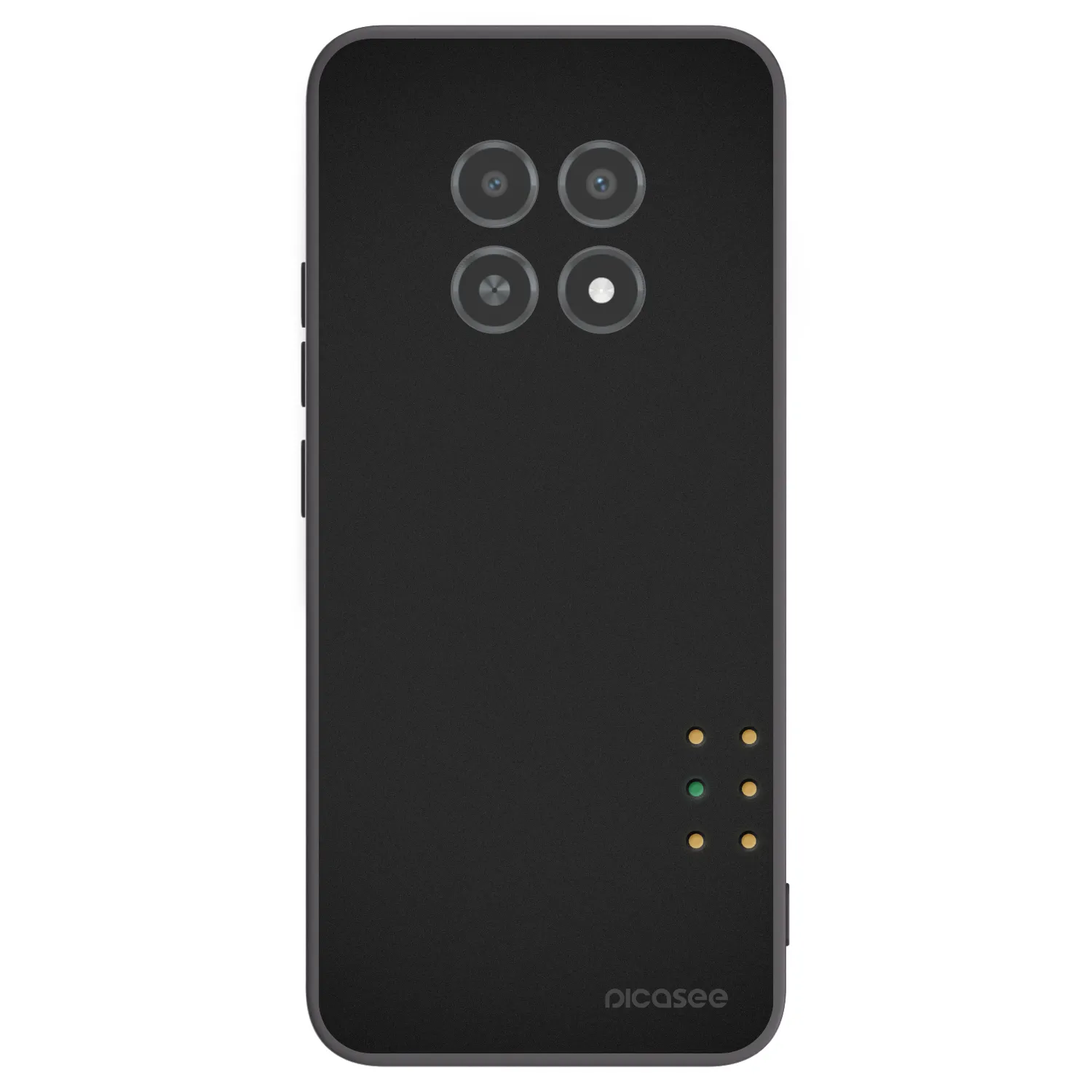 Picasee Realme 12X Hülle - Schwarzes Silikon - Pulse