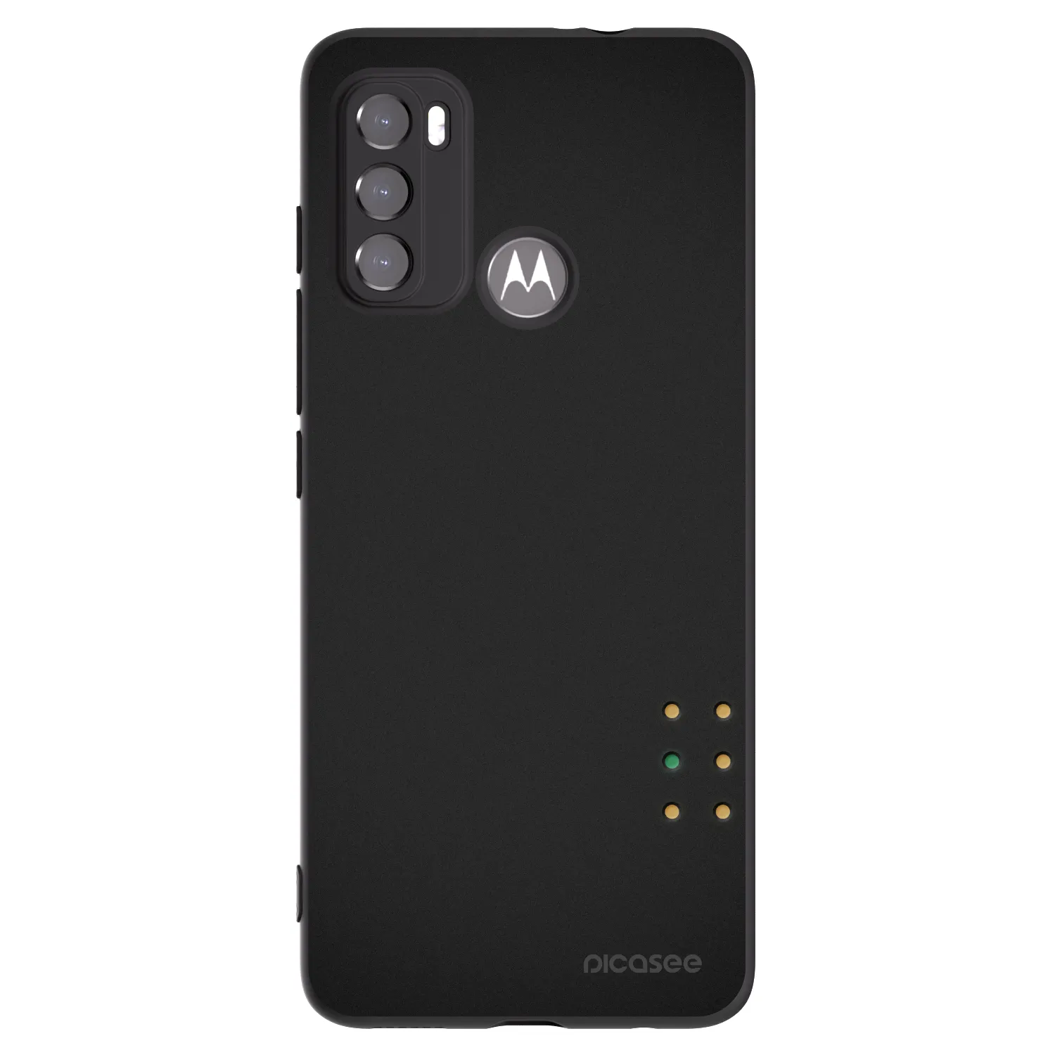Picasee Motorola Edge 60 5G Hülle - Schwarzes Silikon - Pulse