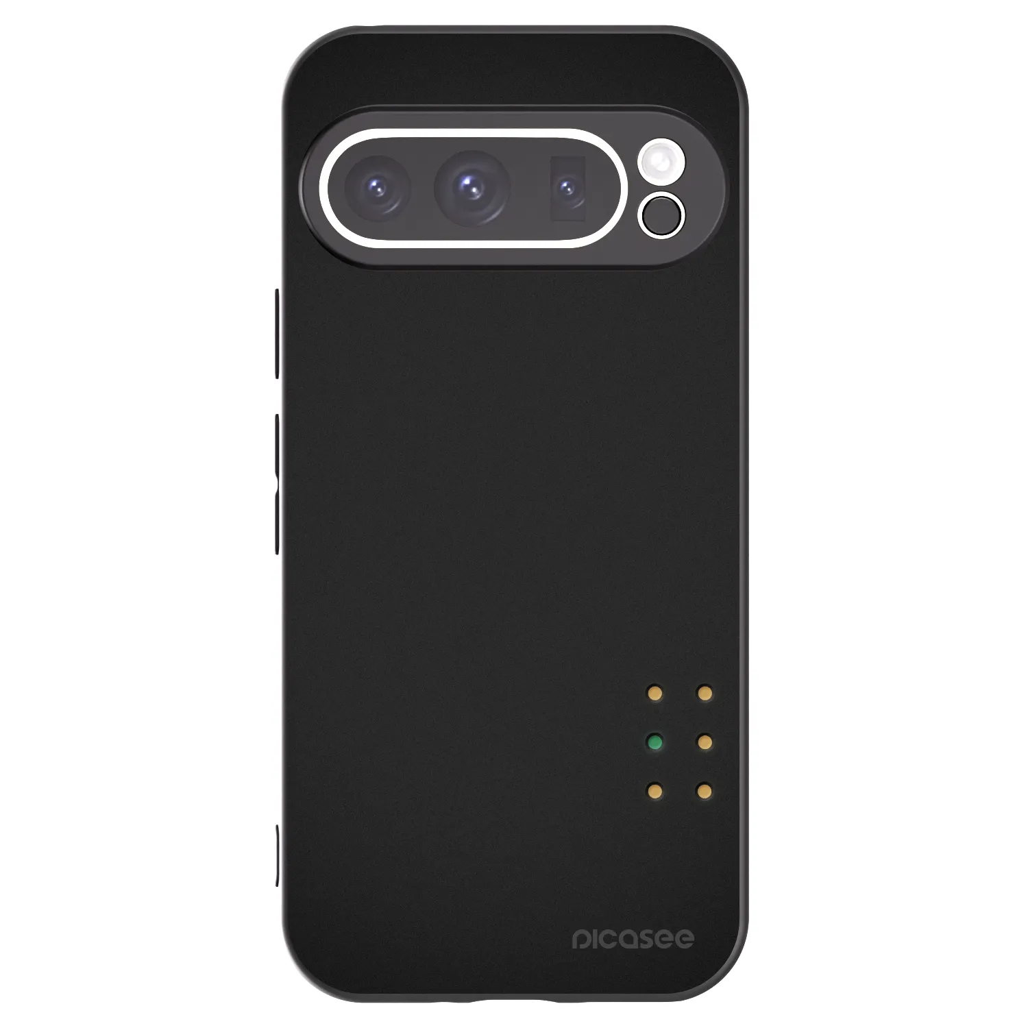 Picasee Google Pixel 9 Pro XL Hülle - Schwarzes Silikon - Pulse