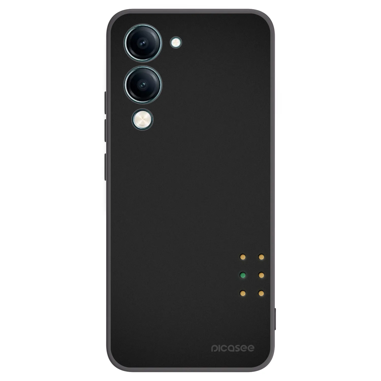 Picasee Vivo Y29s 5G Hülle - Schwarzes Silikon - Pulse