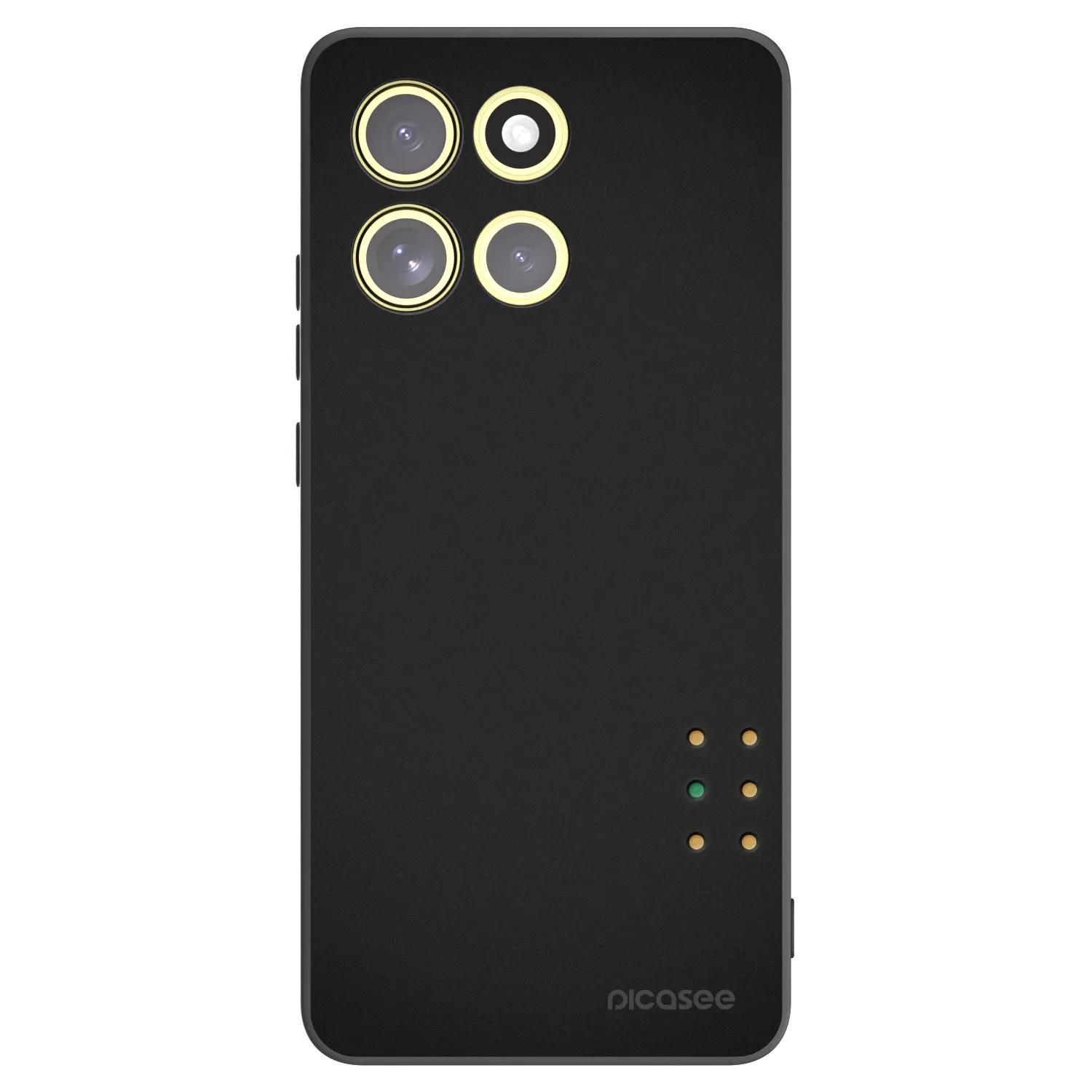 Picasee Motorola Moto G86 Power 5G Hülle - Schwarzes Silikon - Pulse