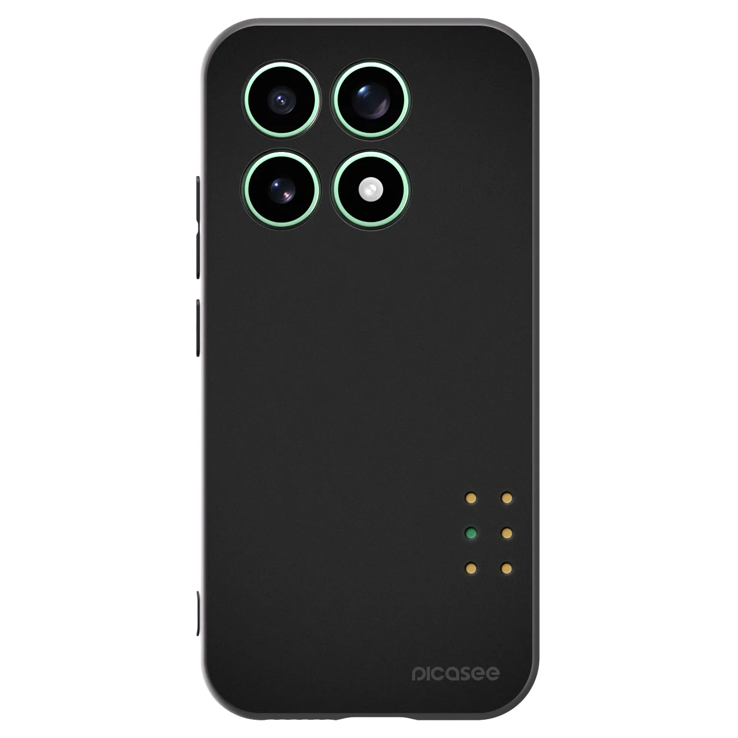Picasee Xiaomi 17 Hülle - Schwarzes Silikon - Pulse
