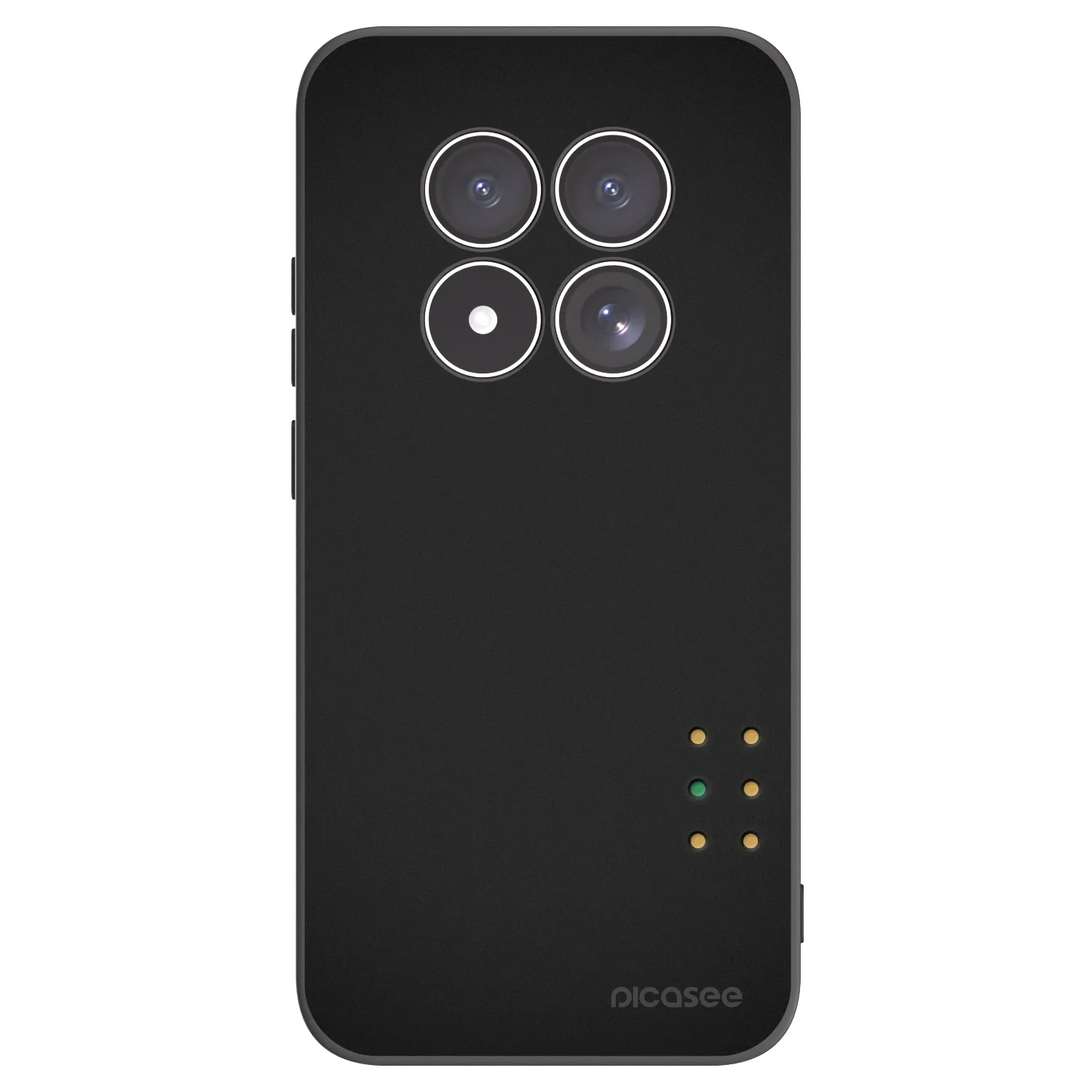 Picasee Xiaomi Redmi Note 15 Pro 5G Hülle - Schwarzes Silikon - Pulse