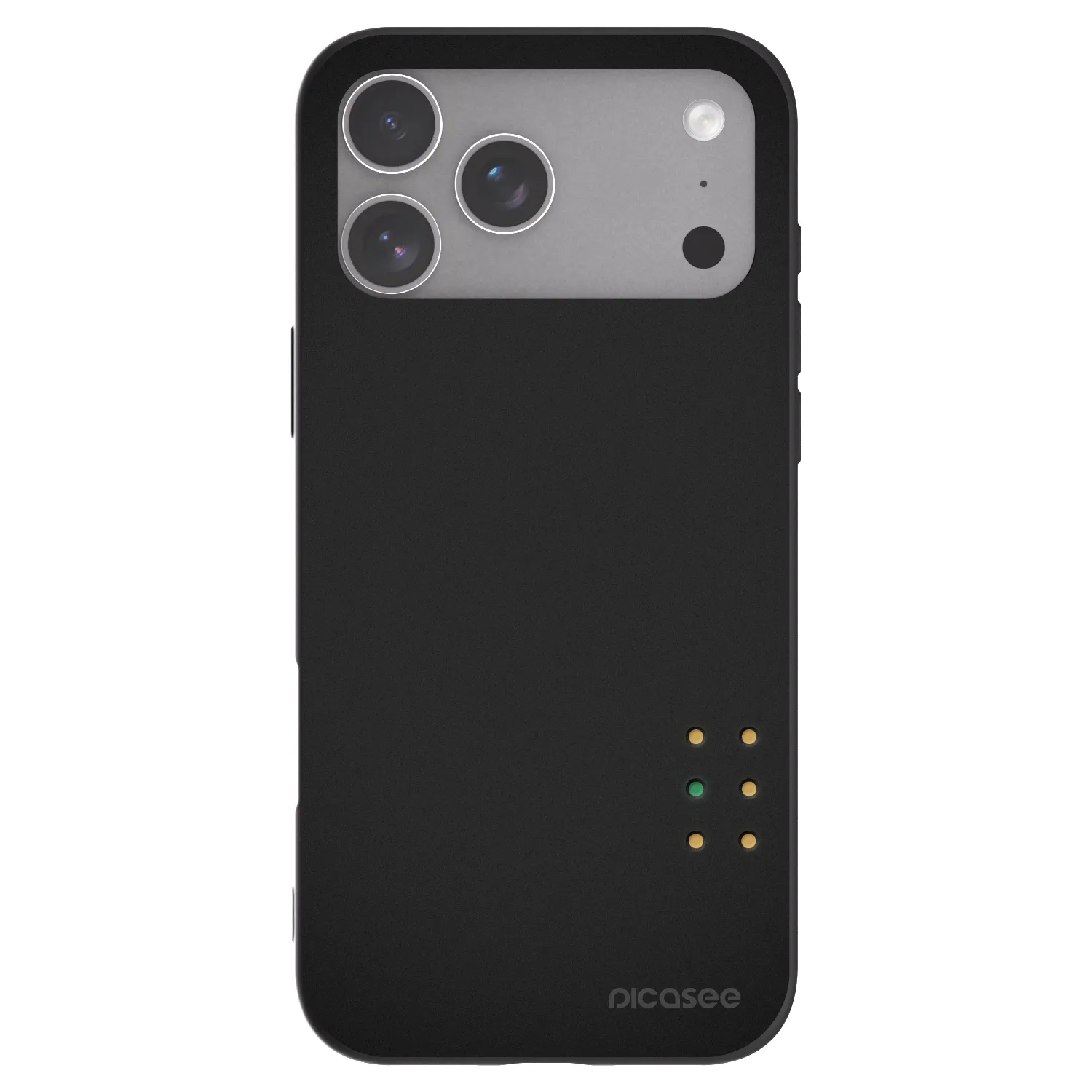 Picasee Apple iPhone 18 Pro Max Hülle - Schwarzes Silikon - Pulse