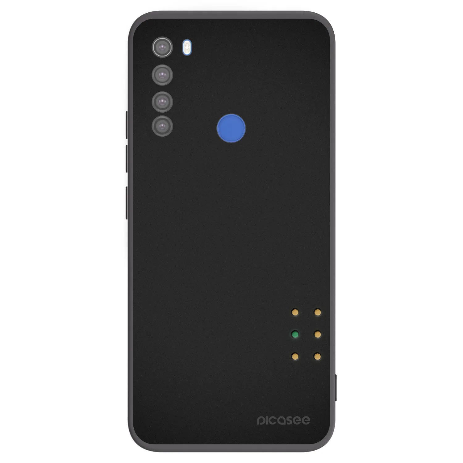 Picasee Xiaomi Redmi Note 8T Hülle - Schwarzes Silikon - Pulse