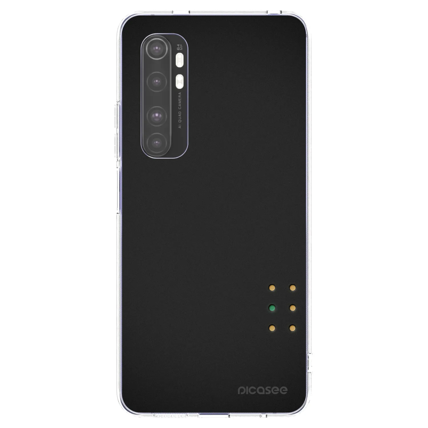 Picasee Xiaomi Mi Note 10 Lite Hülle - Transparentes Silikon - Pulse