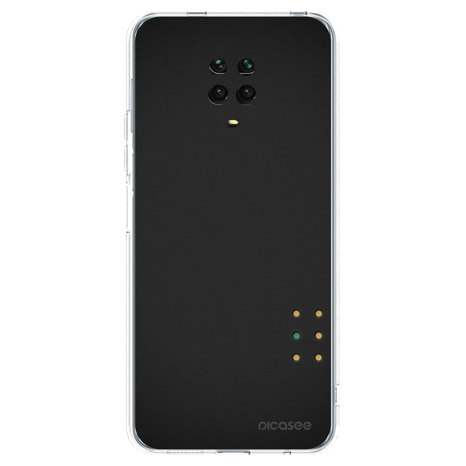 Picasee Xiaomi Redmi Note 9S Hülle - Transparentes Silikon - Pulse