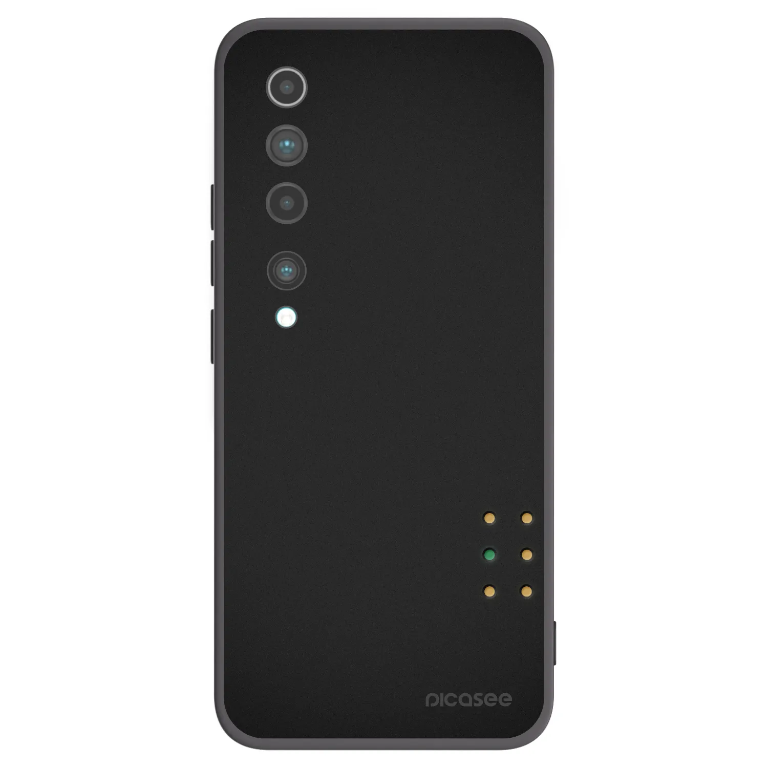 Picasee Xiaomi Mi 10 Hülle - Schwarzes Silikon - Pulse