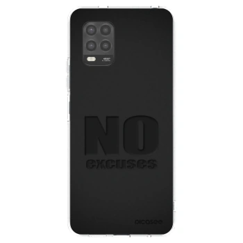 Picasee Xiaomi Mi 10 Lite Hülle - Transparentes Silikon - No Excuses
