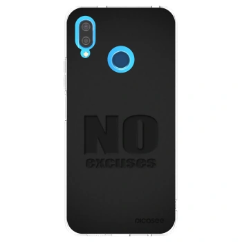Picasee Huawei P20 Lite Hülle - Transparentes Silikon - No Excuses