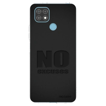 Picasee Realme C21 Hülle - Transparentes Silikon - No Excuses