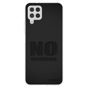 Picasee Samsung Galaxy A22 A225F 4G Hülle - Transparentes Silikon - No Excuses