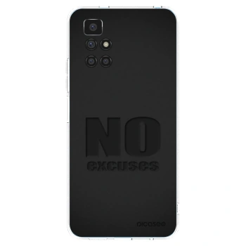 Picasee Xiaomi Redmi 10 Hülle - Transparentes Silikon - No Excuses