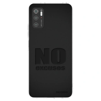 Picasee Xiaomi Poco M3 Pro 5G Hülle - Transparentes Silikon - No Excuses