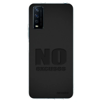 Picasee Vivo Y11s Hülle - Transparentes Silikon - No Excuses