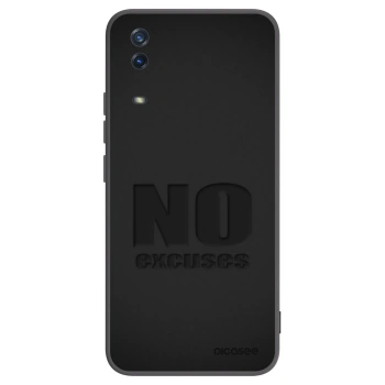 Picasee Vivo Y11s Hülle - Schwarzes Silikon - No Excuses
