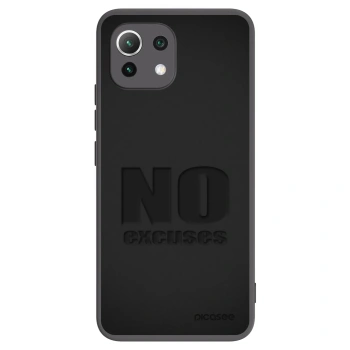 Picasee Xiaomi 11 Lite 5G NE Hülle - Schwarzes Silikon - No Excuses
