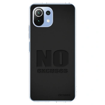 Picasee Xiaomi 11 Lite 5G NE Hülle - Transparentes Silikon - No Excuses