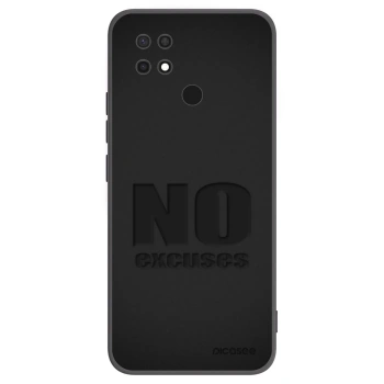 Picasee Xiaomi Redmi 10C Hülle - Schwarzes Silikon - No Excuses