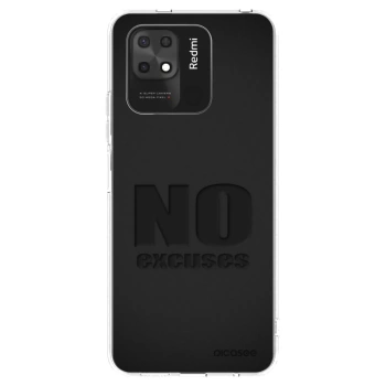 Picasee Xiaomi Redmi 10C Hülle - Transparentes Silikon - No Excuses